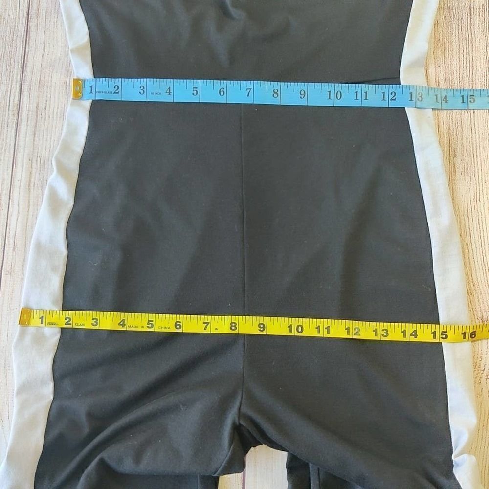 Shein deep V halter bodycon jumpsuit sz S - Picture 8 of 10